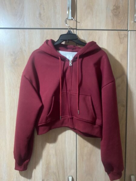 Зип худи укороченная в s размере