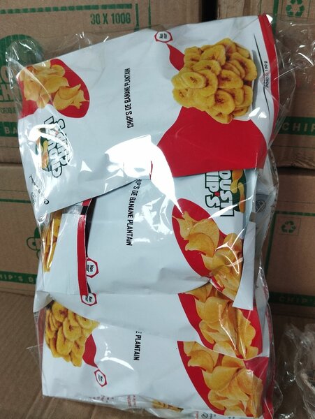 Chips de banane croustillantes