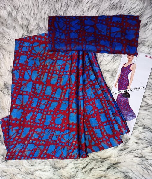 Tissu en soie et mousseline