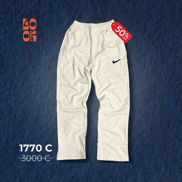 Белые штаны Nike, отличного качества, новые