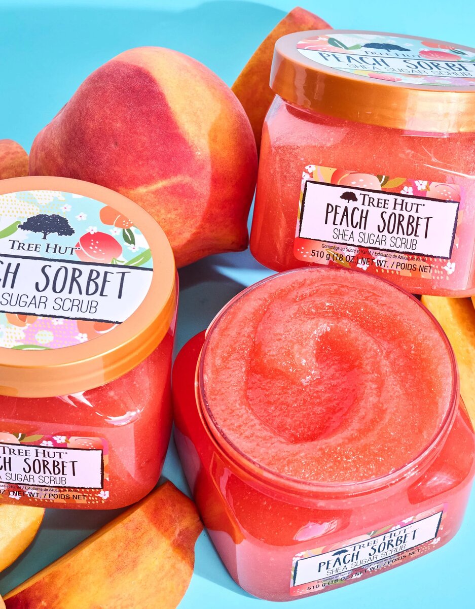 Tree Hut Peach Sugar Scrub