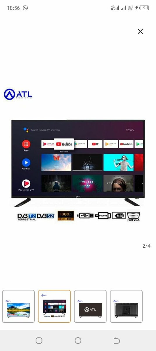 Téléviseur LED Smart ATL 43"