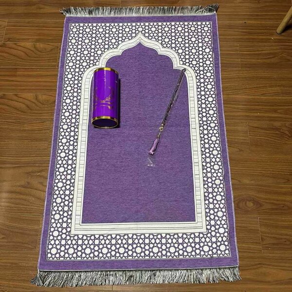 Tapis de prière violet élégant