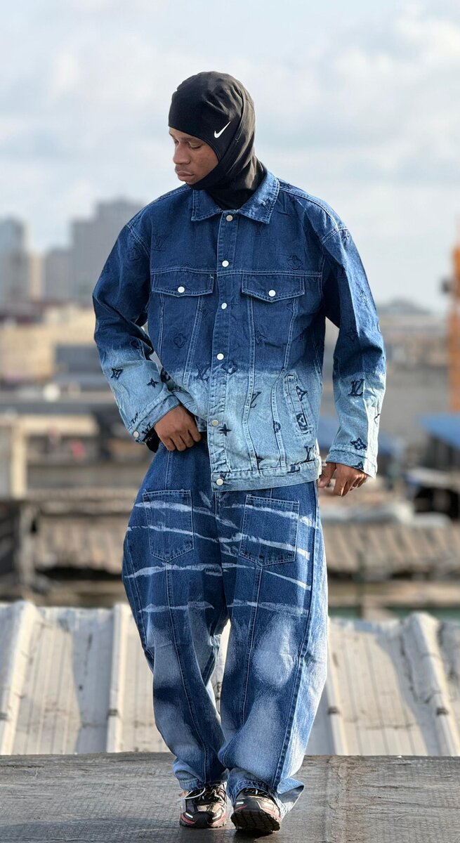 Veste en denim branchée