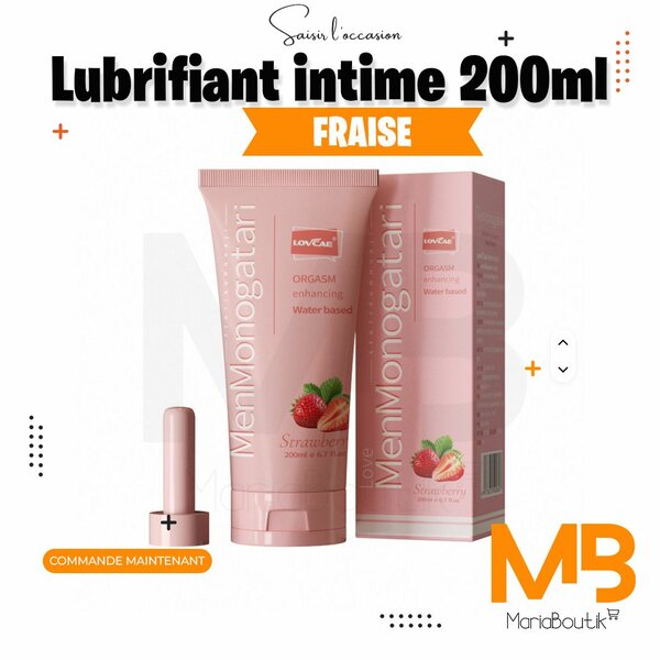 Lubrifiant Intime Fraise 200ml