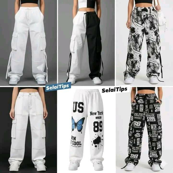 Pantalons cargo tendance femme