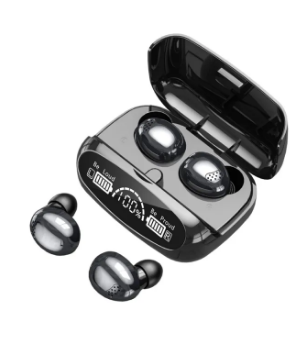 M32 TWS Wireless Ear buds Bluetooth , Headphones Stereo Sport Touch Headset Bluetooth V5.1 Earphones Women Earbuds with Microphone Power Bank 2000mAh