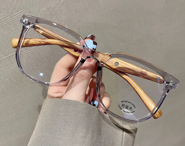 Lunettes à monture transparente modernes