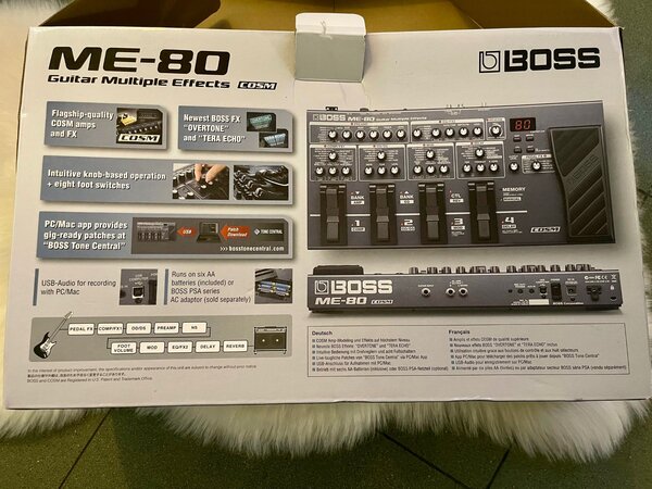 BOSS ME-80 MultiEffect Pedal
