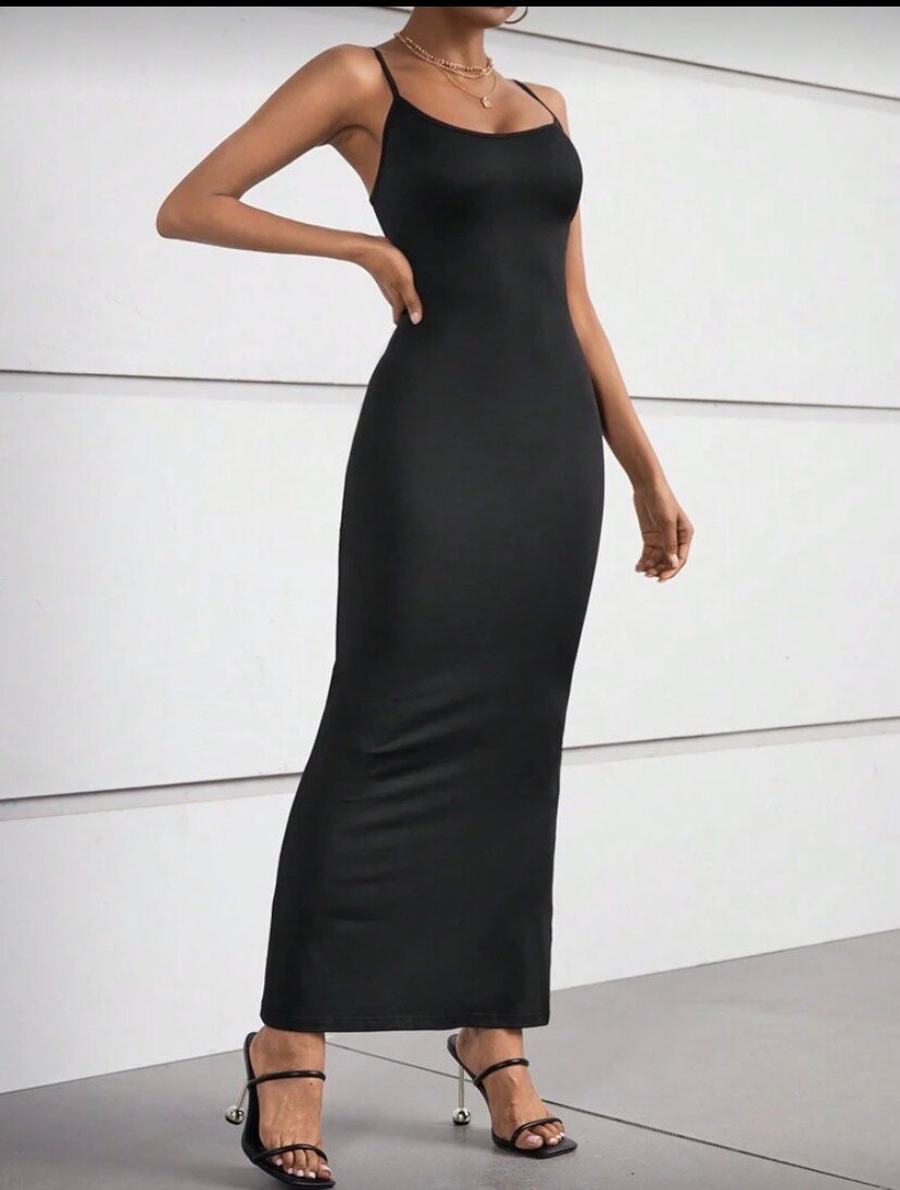 Longue Robe  noir élégante