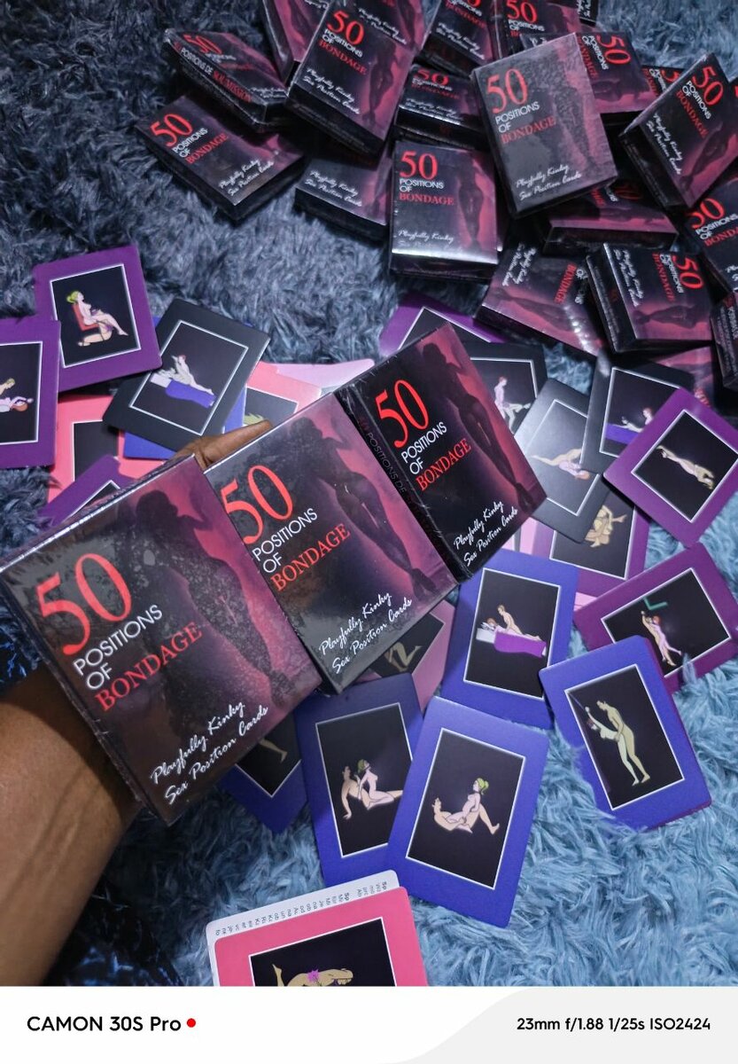 Cartes de jeu bondage