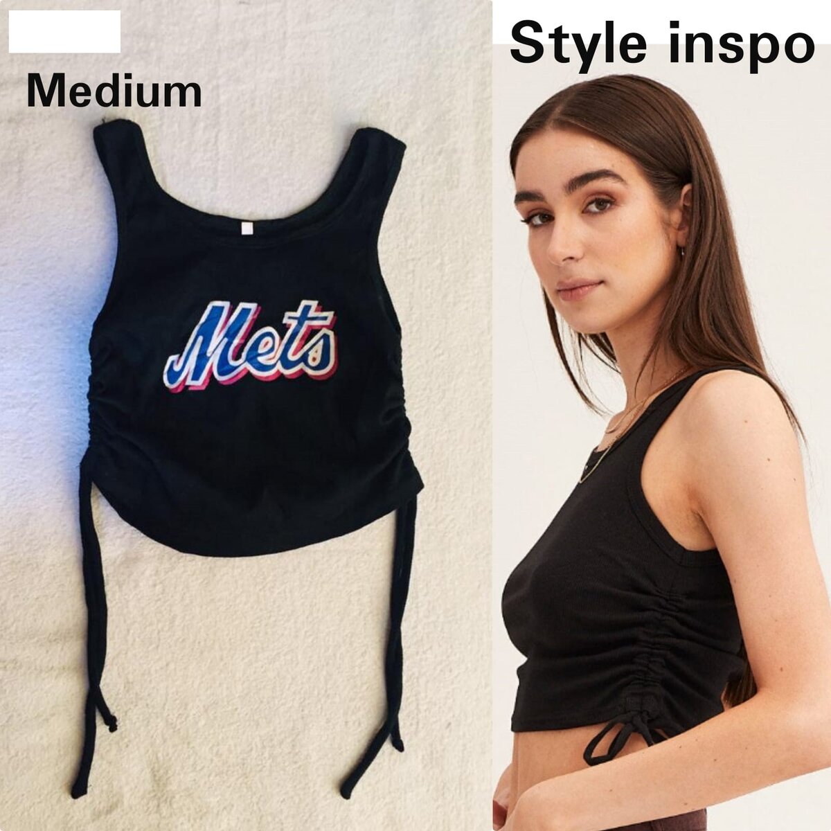 Salaula crop tops and tops