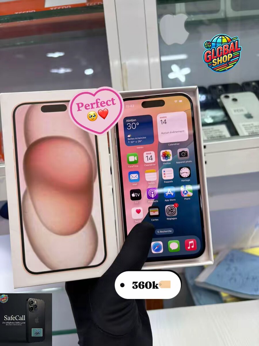 iPhone 15 Plus 256GB Rose