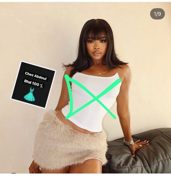 Jupe en fourrure chic