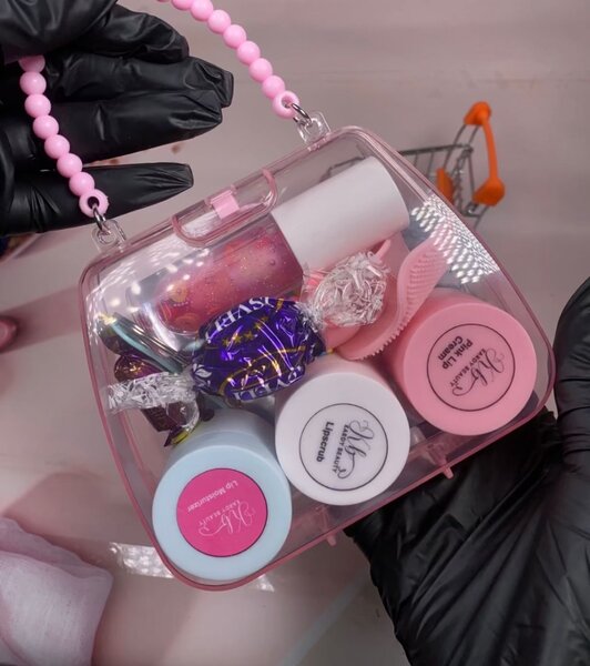 Lip gloss and lipstick