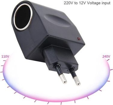 Adaptateur Secteur Voiture Convertisseur De Prise Maison