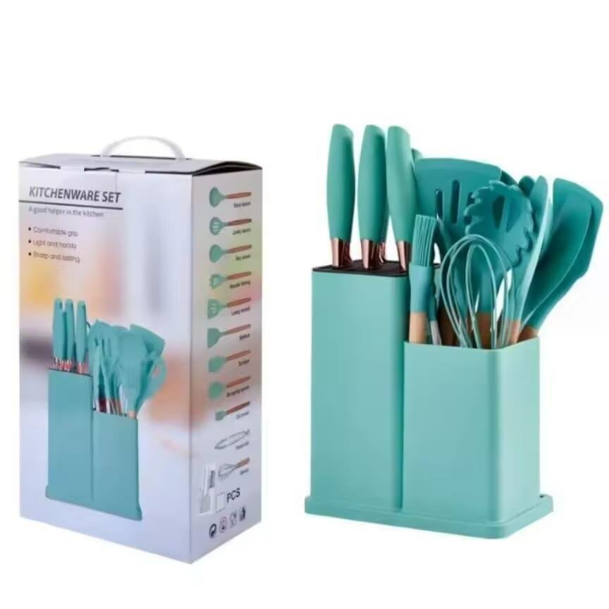 Set d'ustensiles cuisine silicone