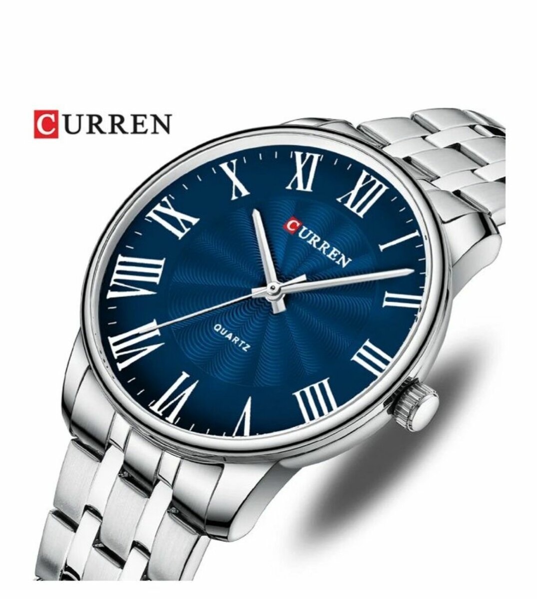 Montre Quartz en Acier Inoxydable