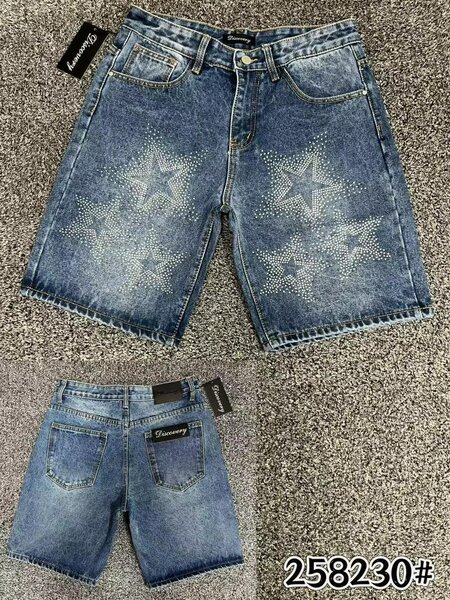 Shorts en jean déco homme