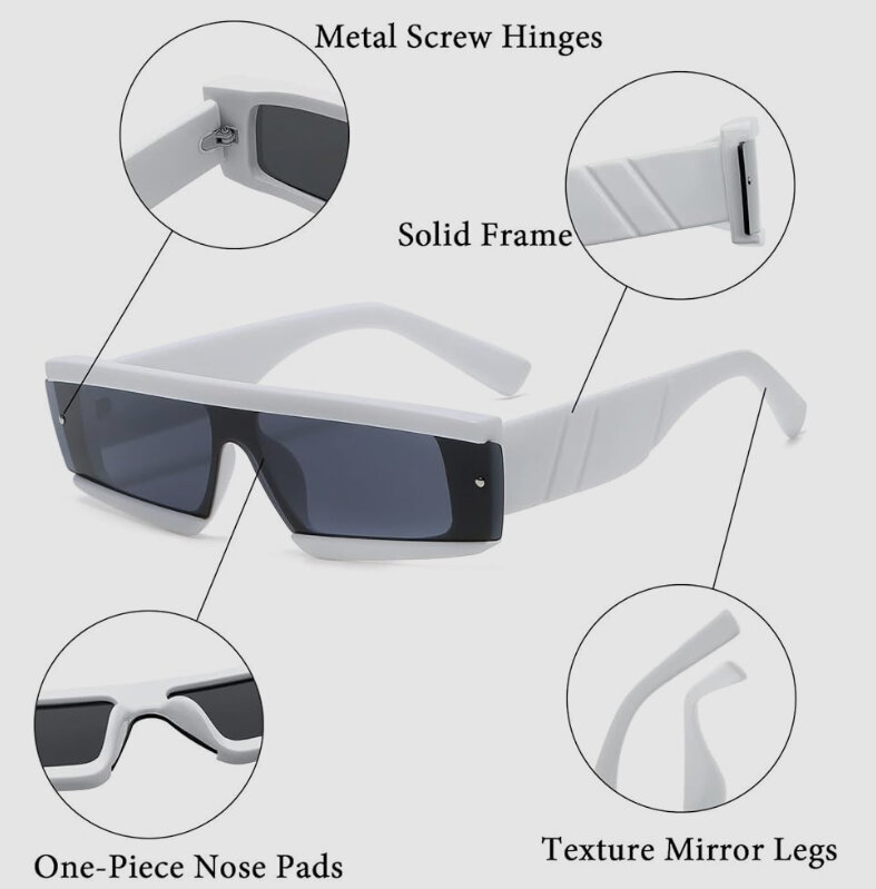 Lunettes de soleil futuristes