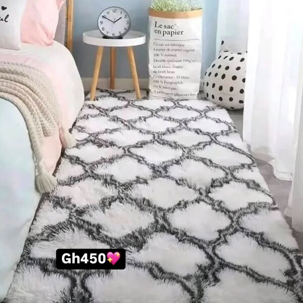 Beautiful and cozy patterned carpet