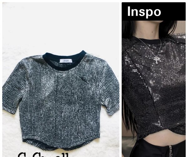 Salaula crop tops and tops
