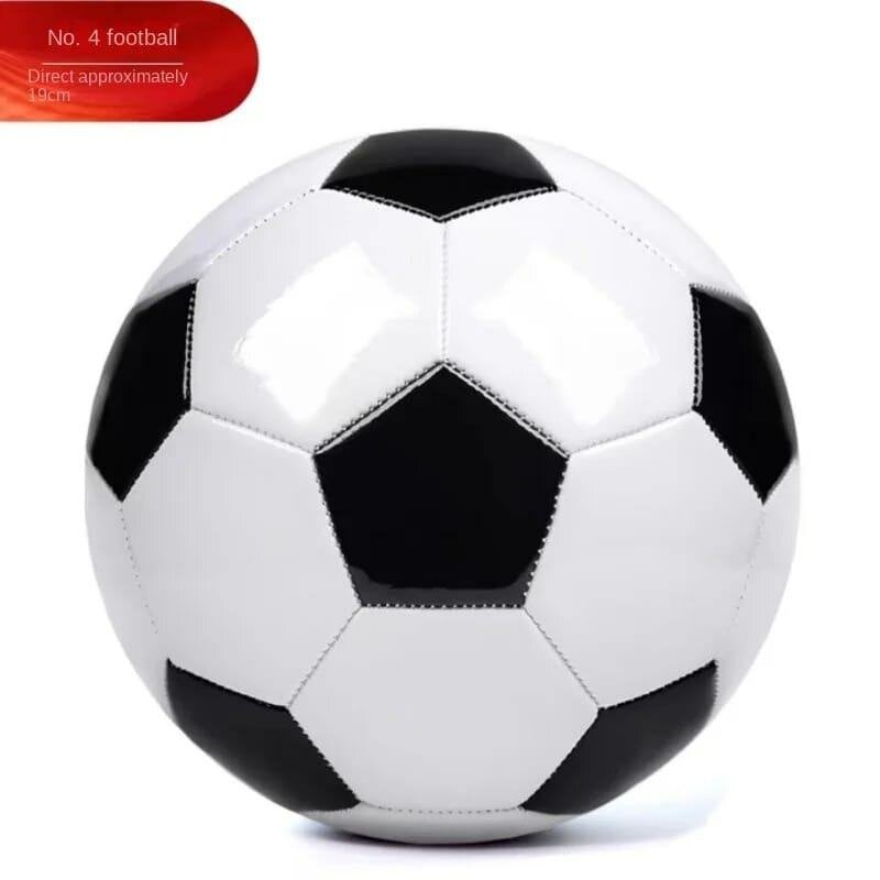 Ballon de football T5 blanc noir