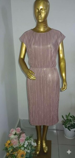 Robe élégante plissée