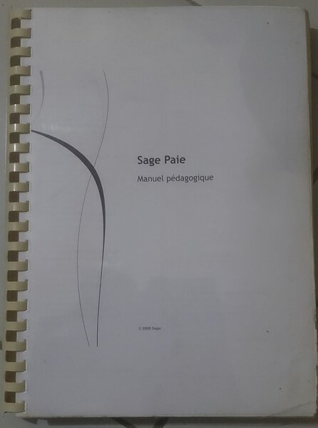 Manuel pédagogique SAGE 100 PAIE I7