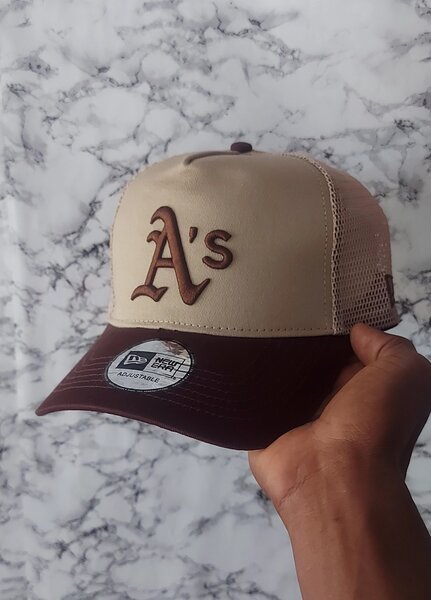 Casquette New Era Beige et Marron