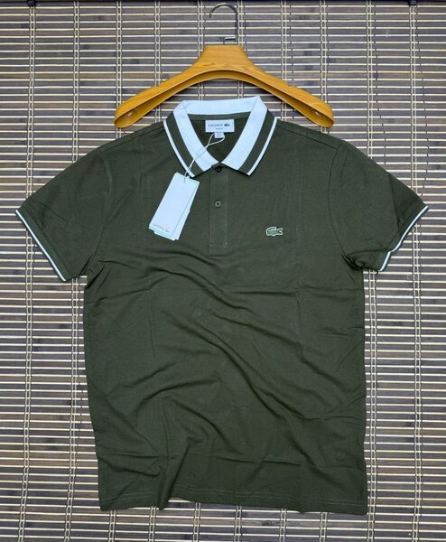 Polo vert homme classique