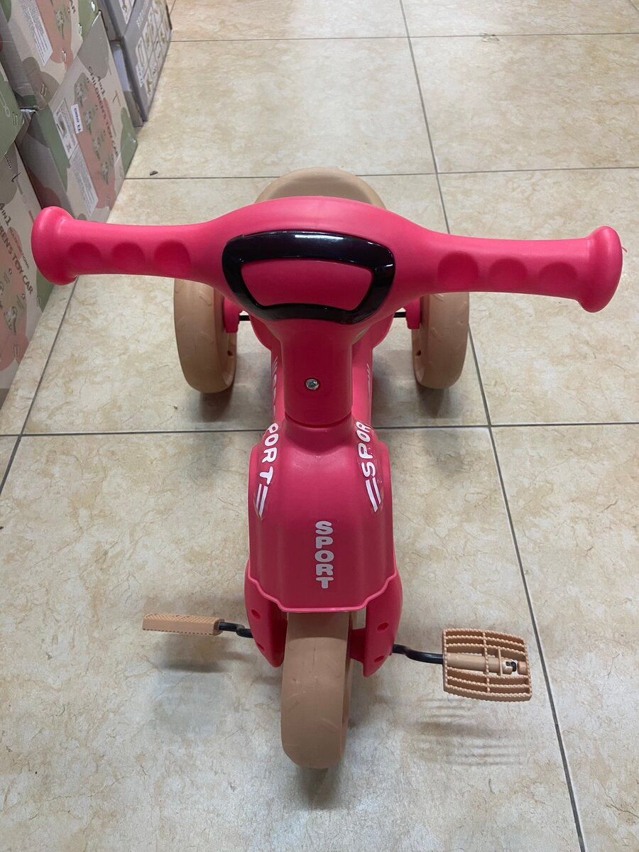 Draisienne enfant rose sport
