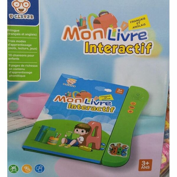 Livre interactif bilingue 3+