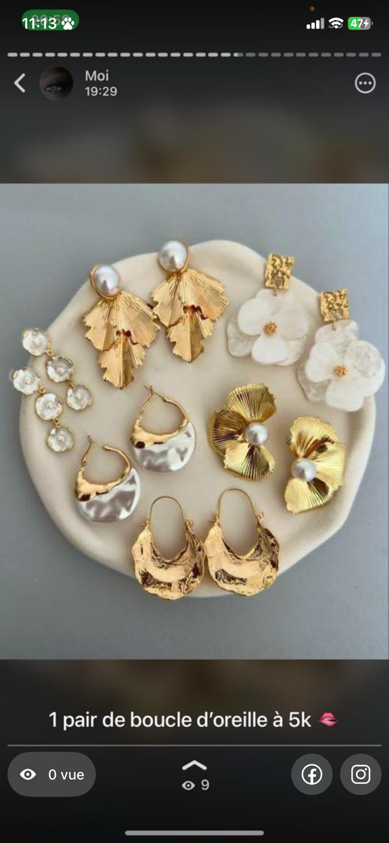 Boucle d´oreille de Qualité