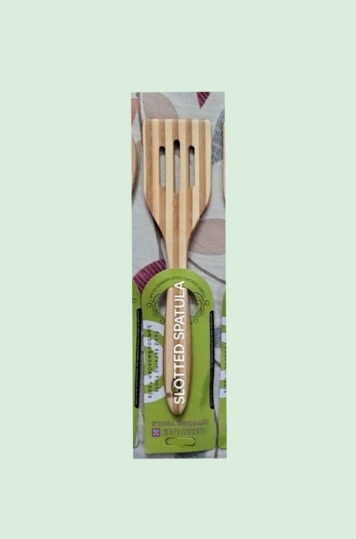 1Pc Bamboo wood Kitchen Utensil Cooking Spoons & Spatulas