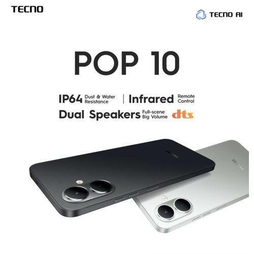 Tecno Pop10 64GB-3+3-6RAM