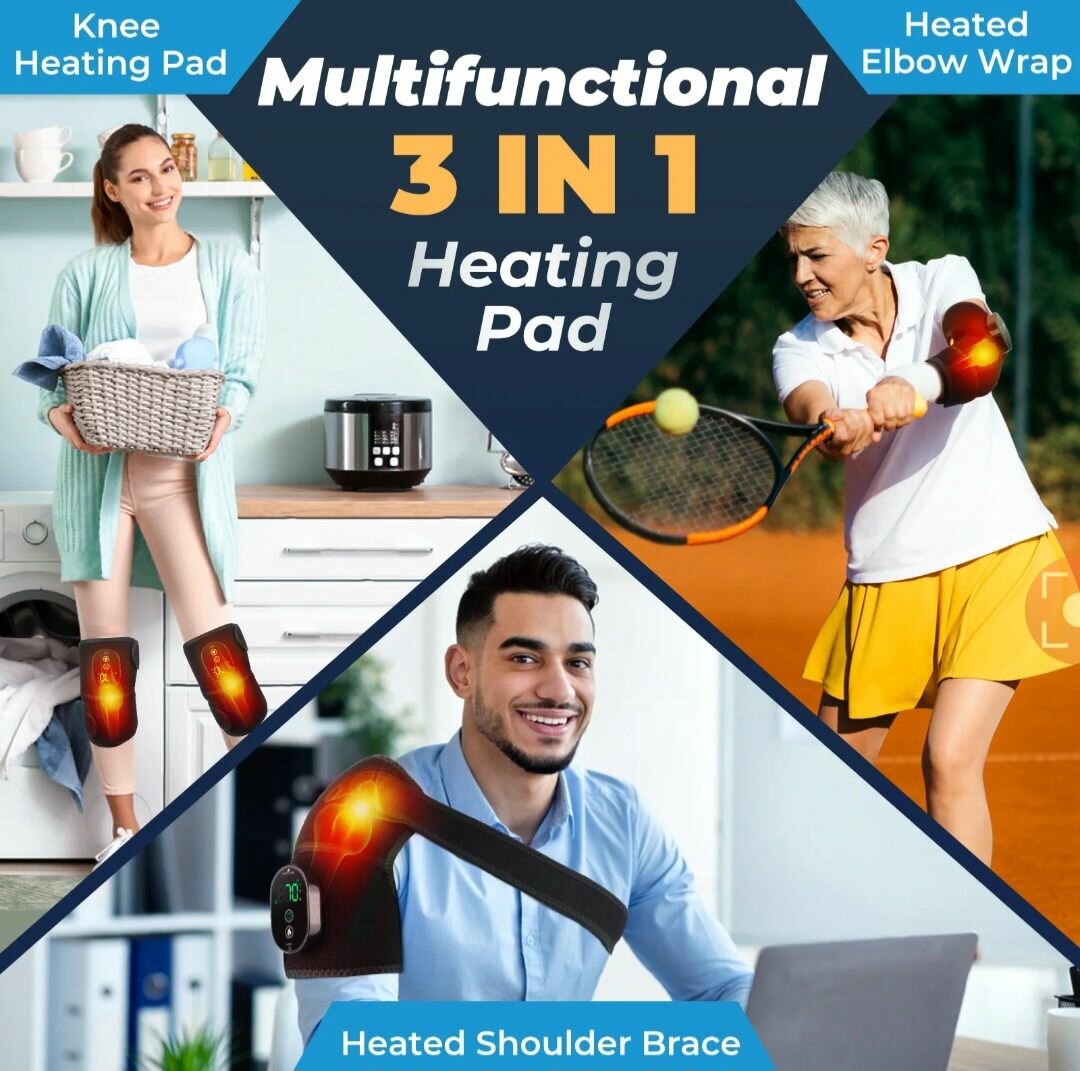 Coussin Chauffant 3 en 1 Multifonction