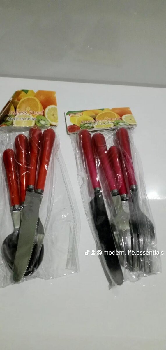 4 in 1 cutlery  in rubber