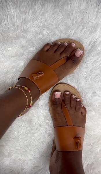 Sandales en cuir élégantes