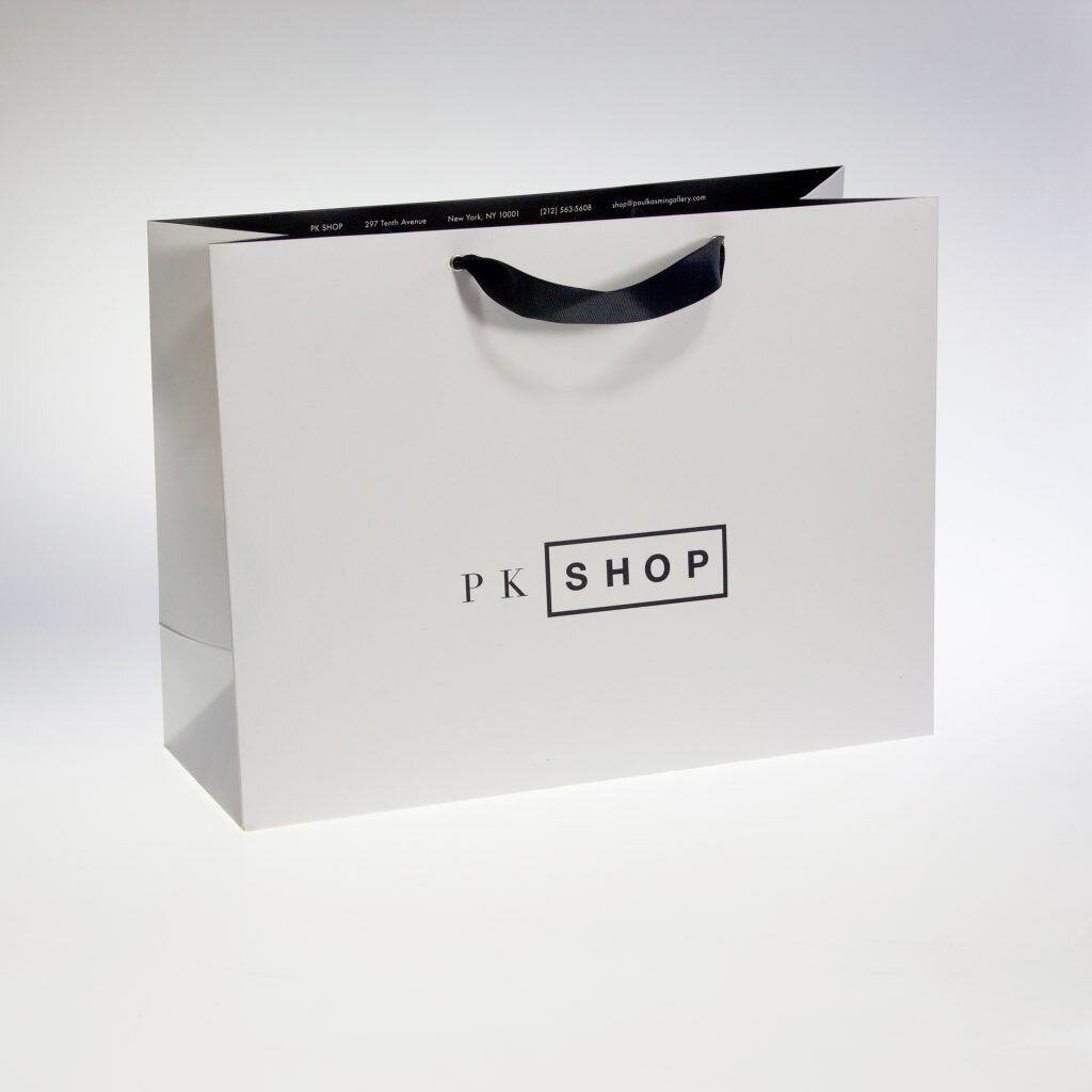White shopping bag