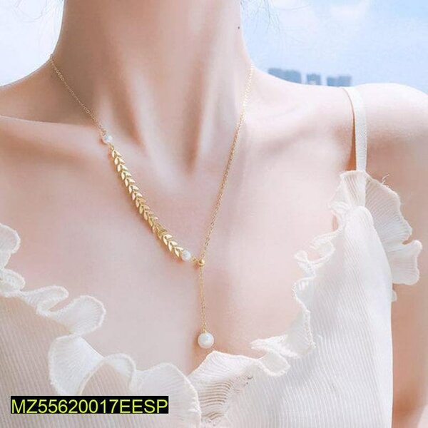 *Product Name*: Faux Pearl Decor Necklace *Product Descripti