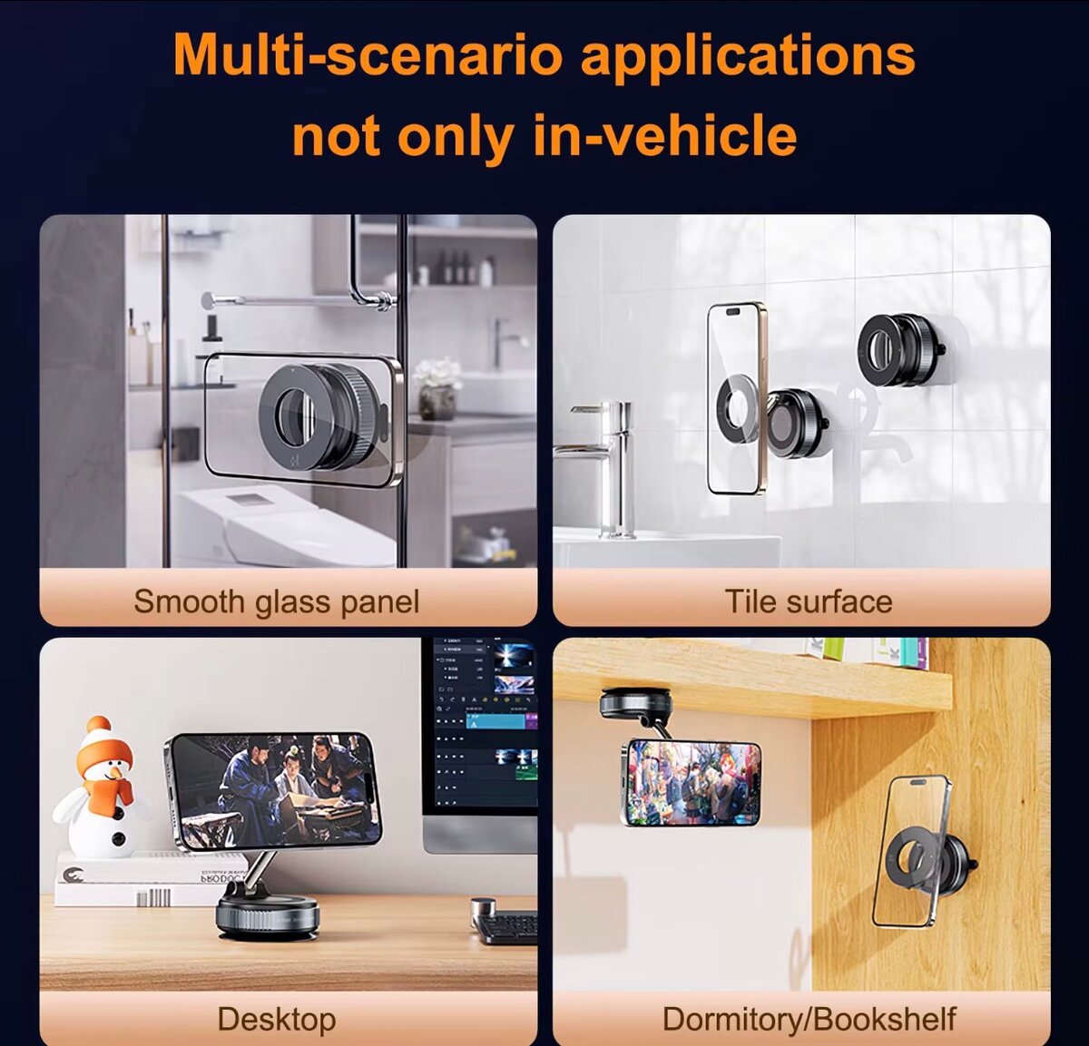 Support Magnétique Téléphone Polyvalent