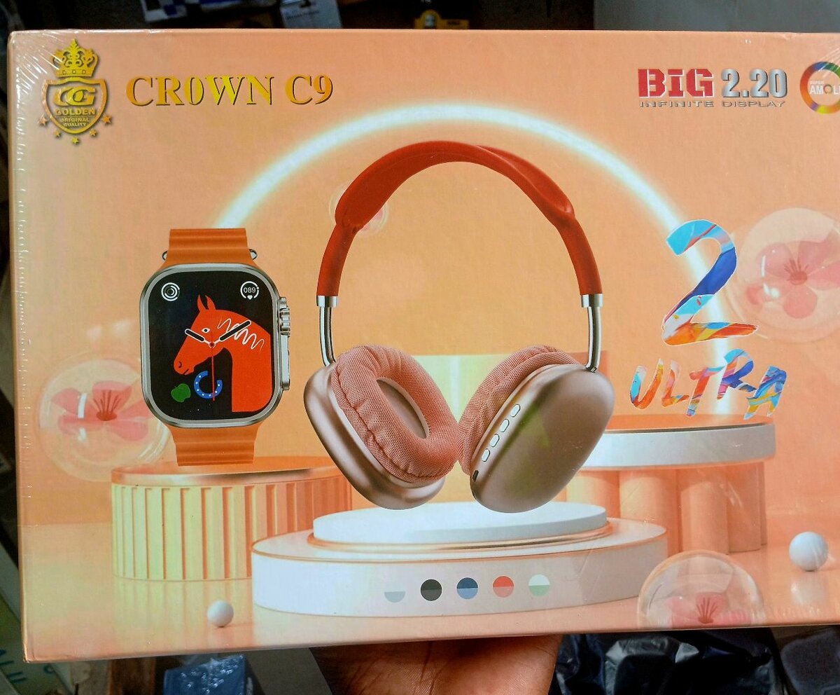 Casque et Montre Intelligente Crown C9