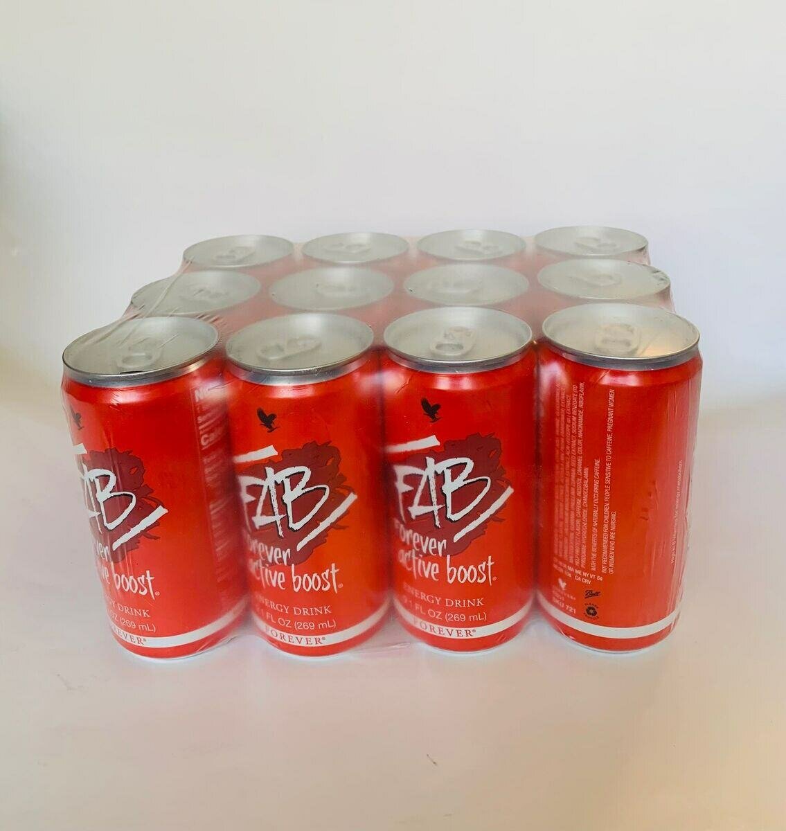 Pack de 12 Boissons Énergétiques FAB