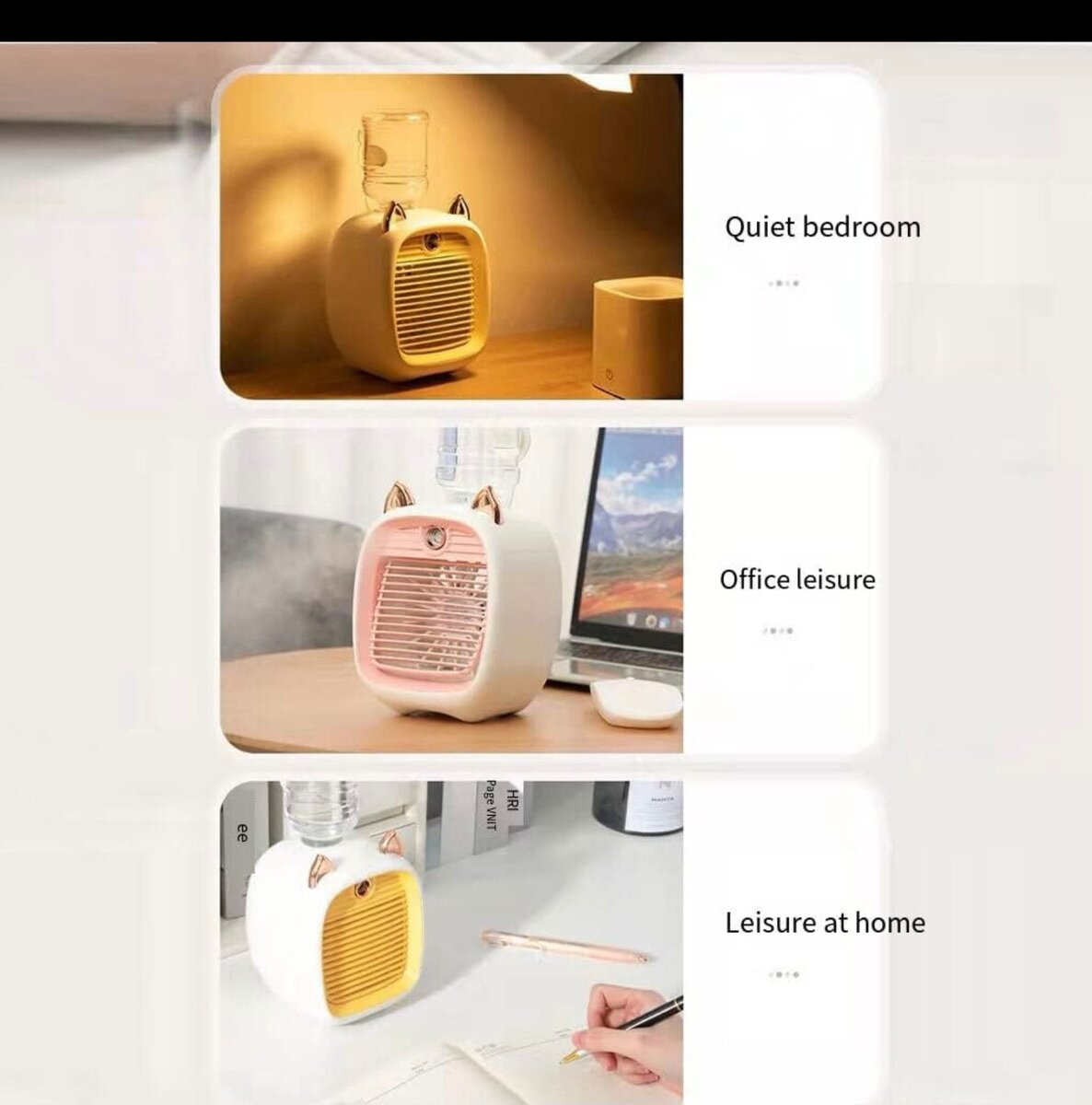 ventilateurs de refroidissement de table d'été refroidisseur