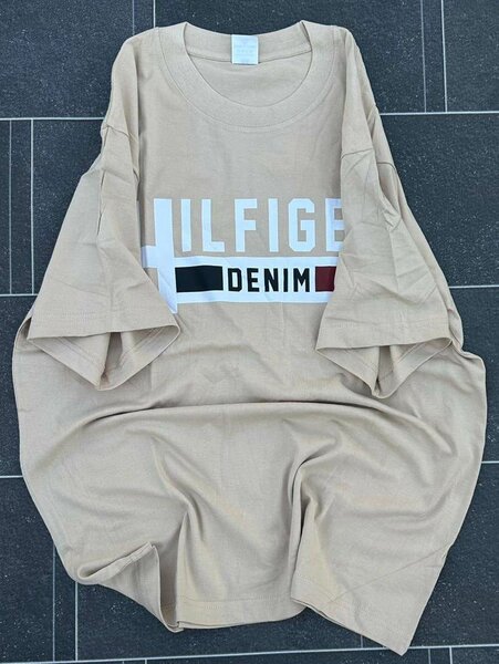 T-shirt oversize beige