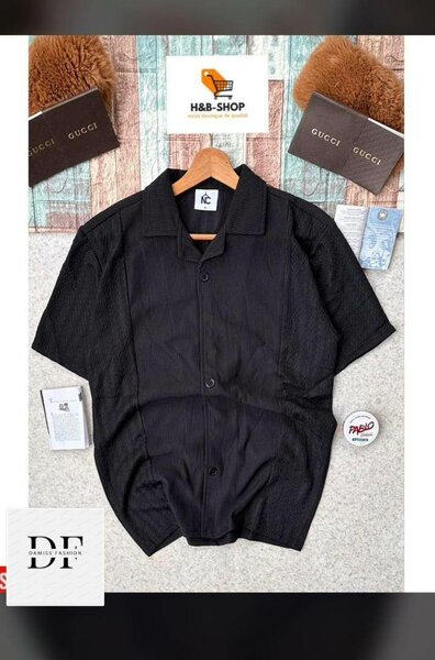 Chemise noire élégante