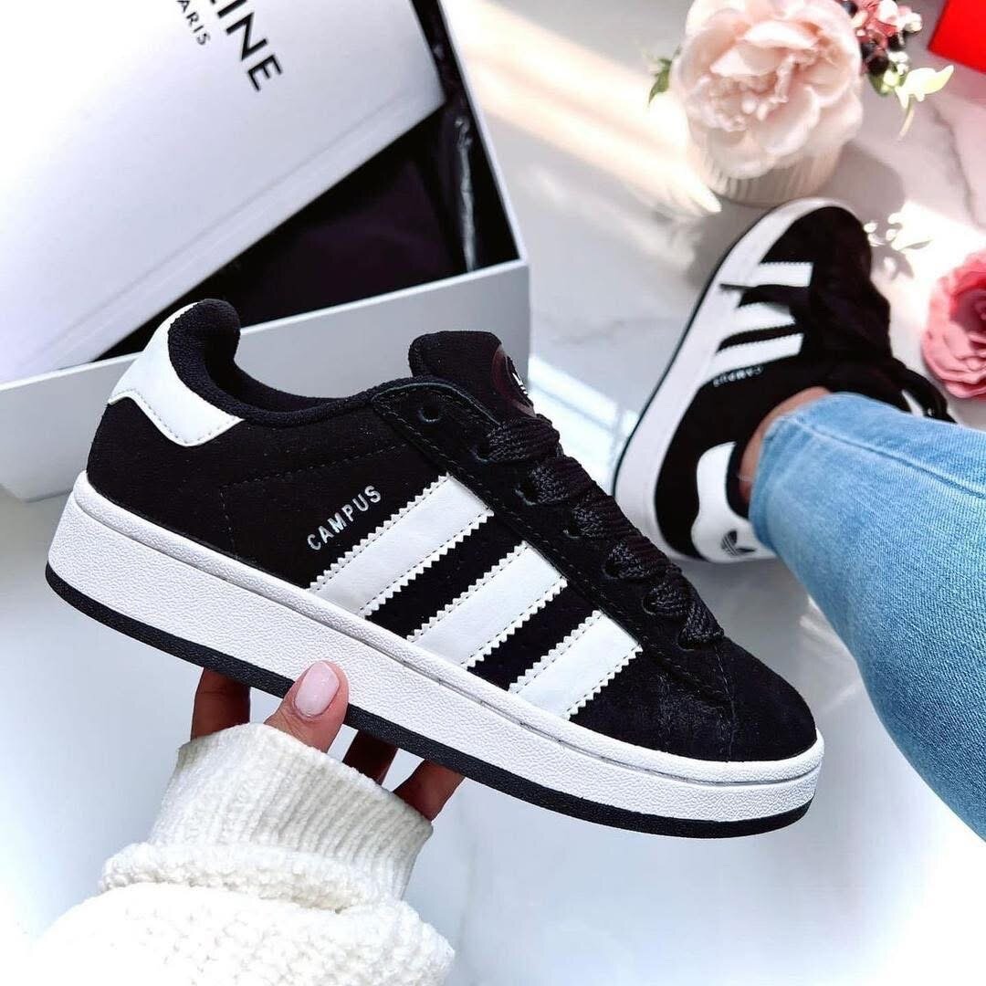 Baskets Campus Noires Unisex