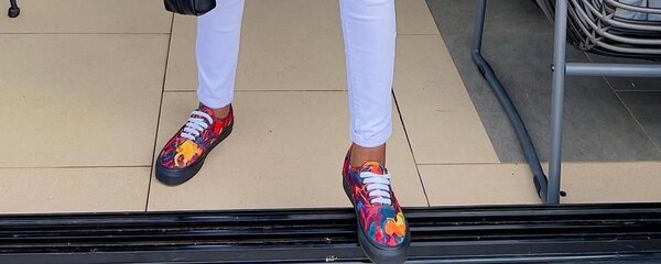 Baskets Ethniques en Toile Colorée