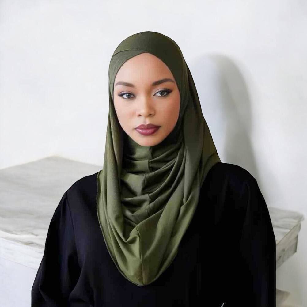 Hijab élégant en coton